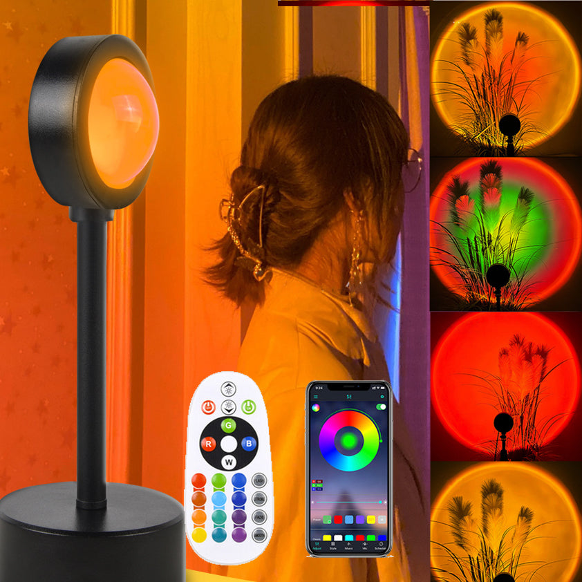 Sunset Projection Lamp Sunset Projector Night Light Wall Decoration Li ...
